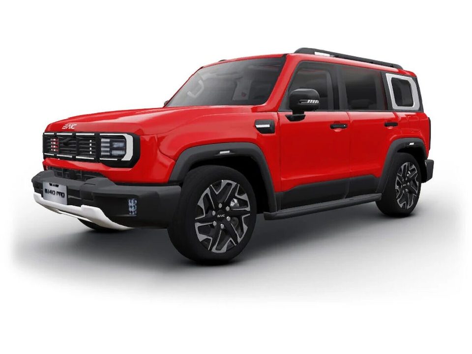 BAIC BJ 40 PRO · Sarkana metālika